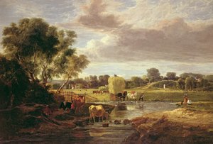 Trowse Meadows, Norwich közelében, 1828